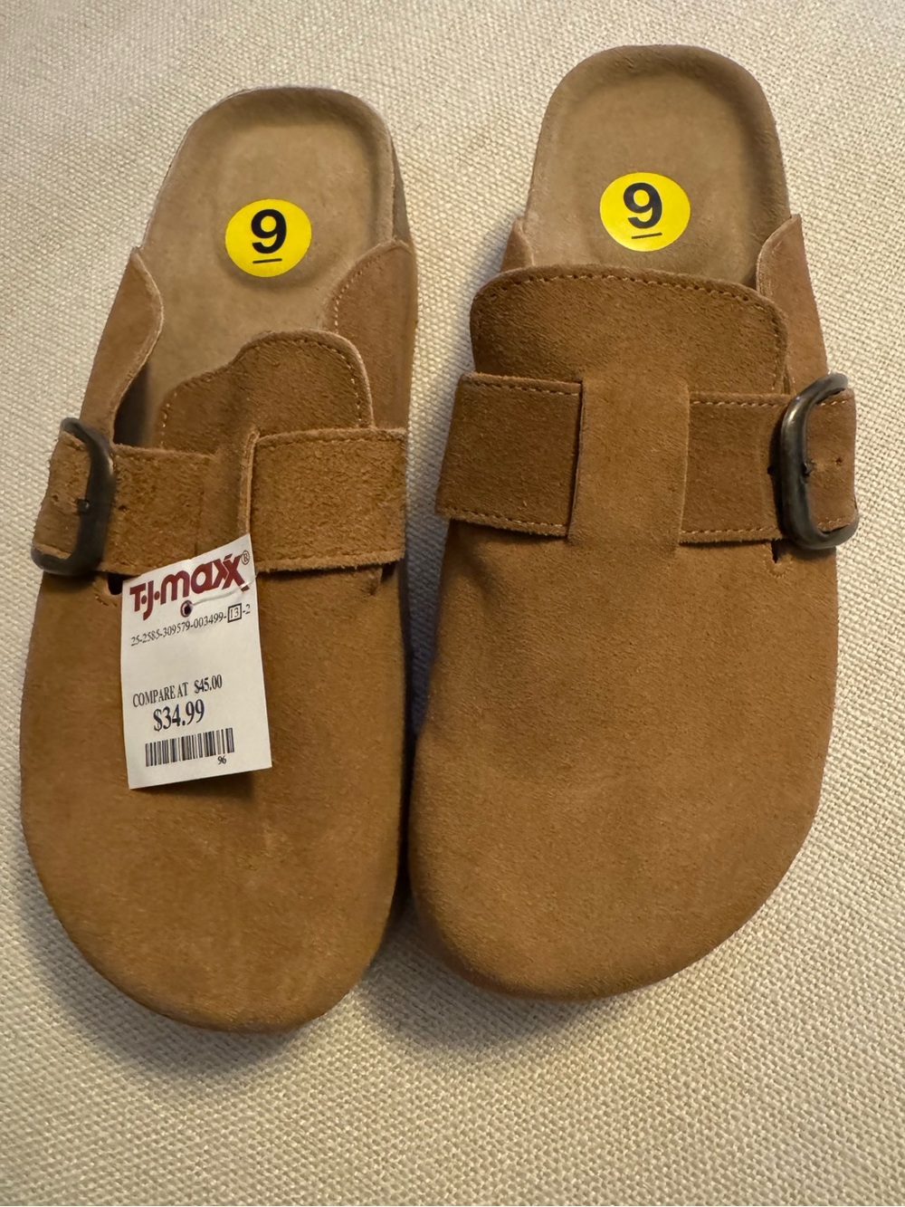 Cushionaire Platform Suede Slide Clogs